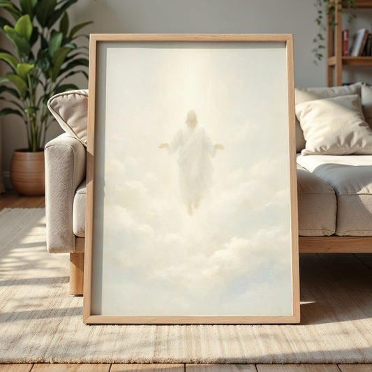 Jesus Ascending to Heaven Painting