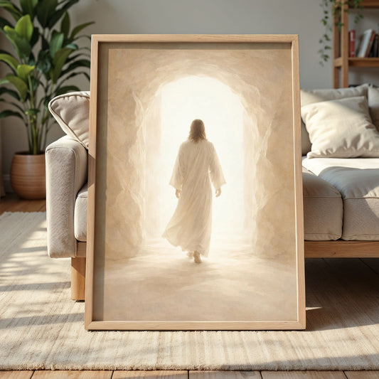 Jesus Leaving the Tomb Painting