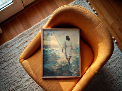 Jesus Walking on Water Painting